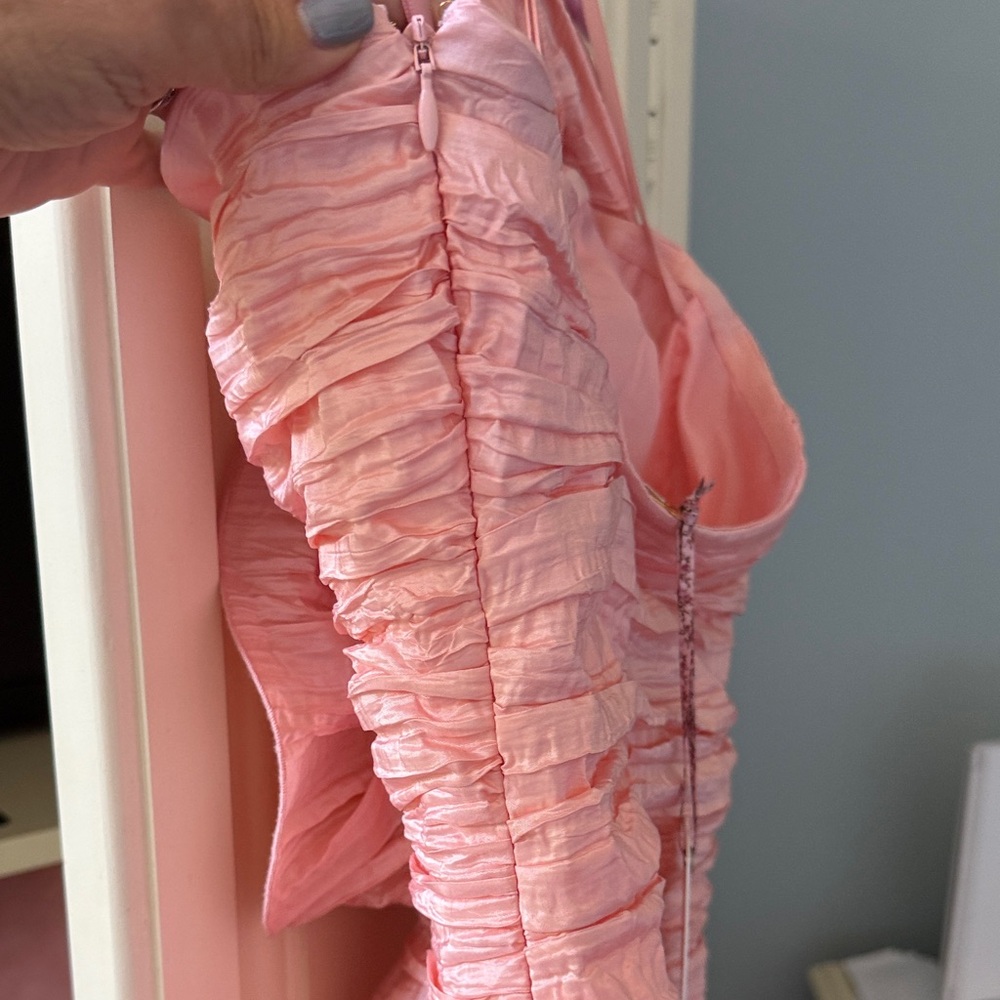 Pink Ruffled Dress - Picture 4 of 5